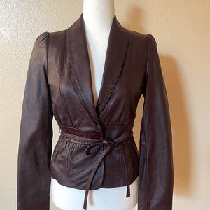 Classiques entier leather jacket, size xxs